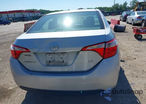 2014 Toyota Corolla Le z USA, uszkodzony, nr VIN 2T1BURHEXEC093124